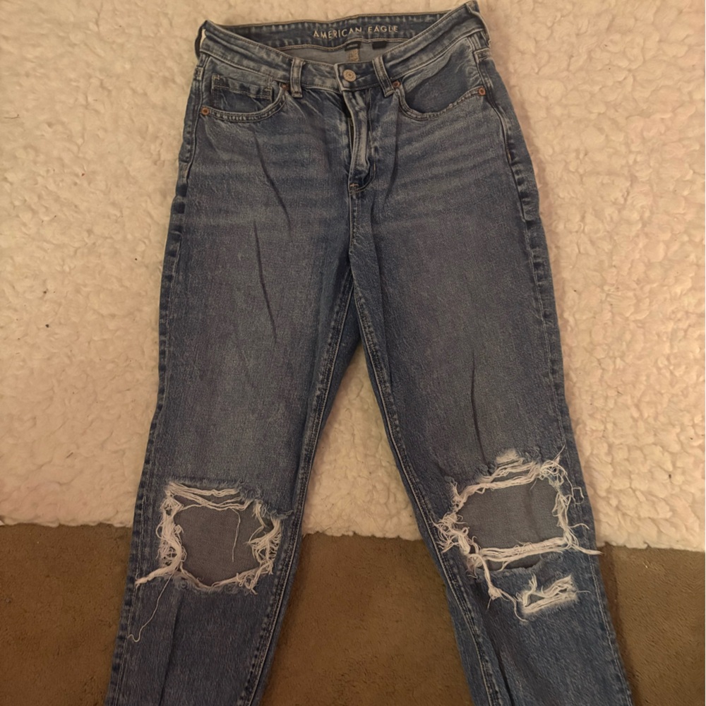 American Eagle Outfitters Blue Straight Leg Jeans